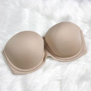 Wacoal Beige Strapless Red Carpet Bra
